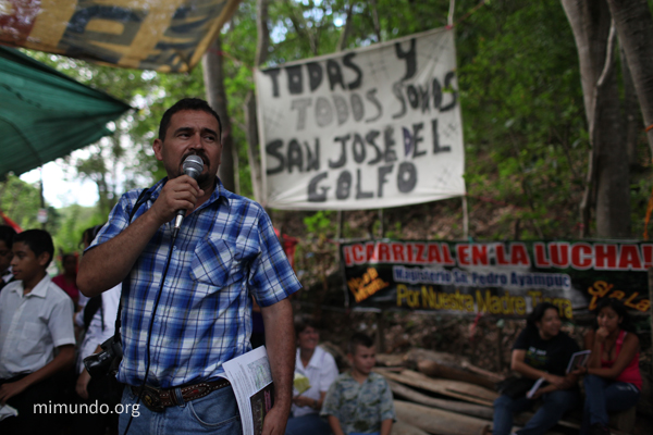 Resistance Against EXMINGUA Gold Mine